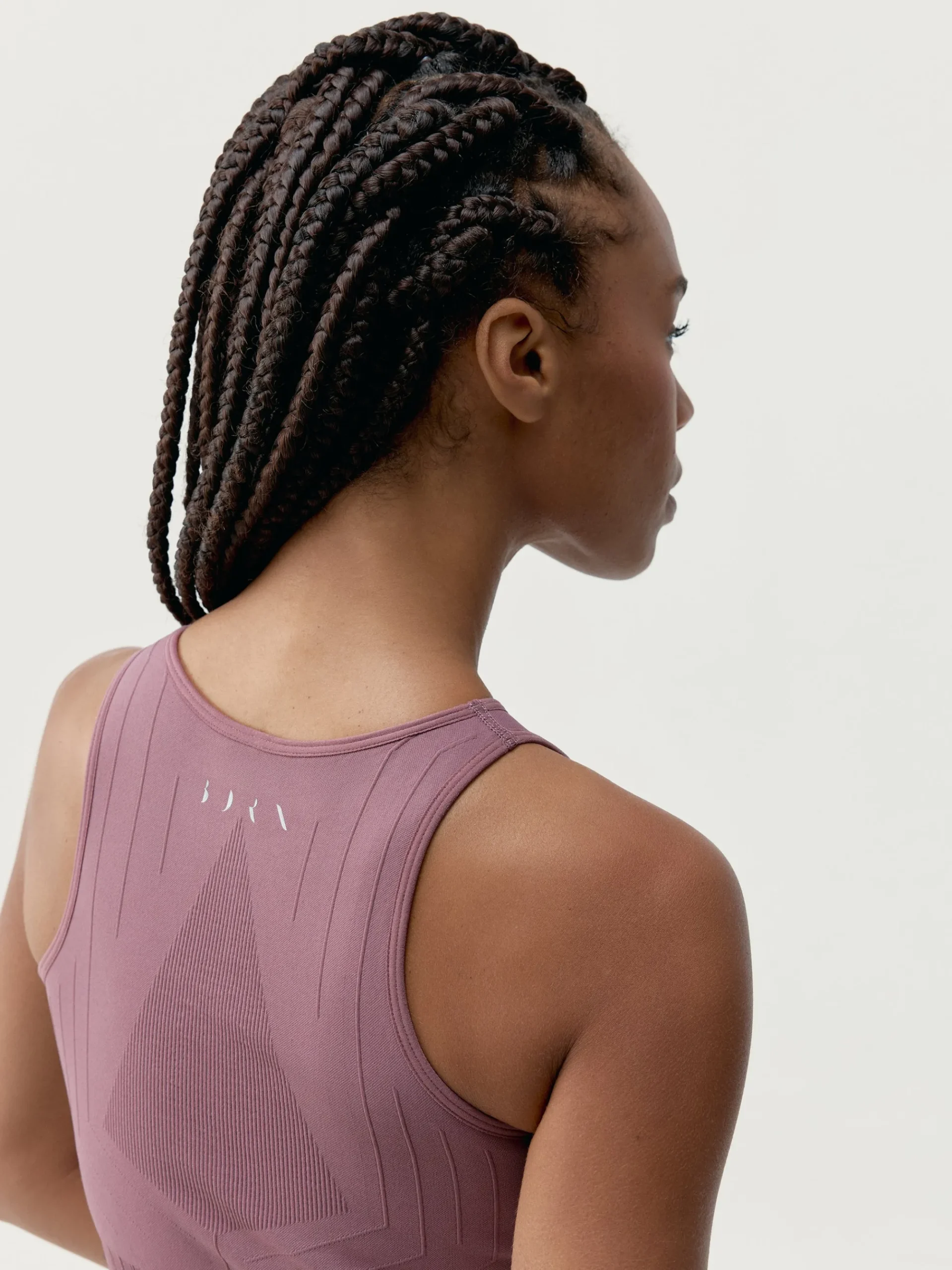 Born Living Yoga Top Crop Nawal Deep Rose>Mujer Sujetadores Deportivos