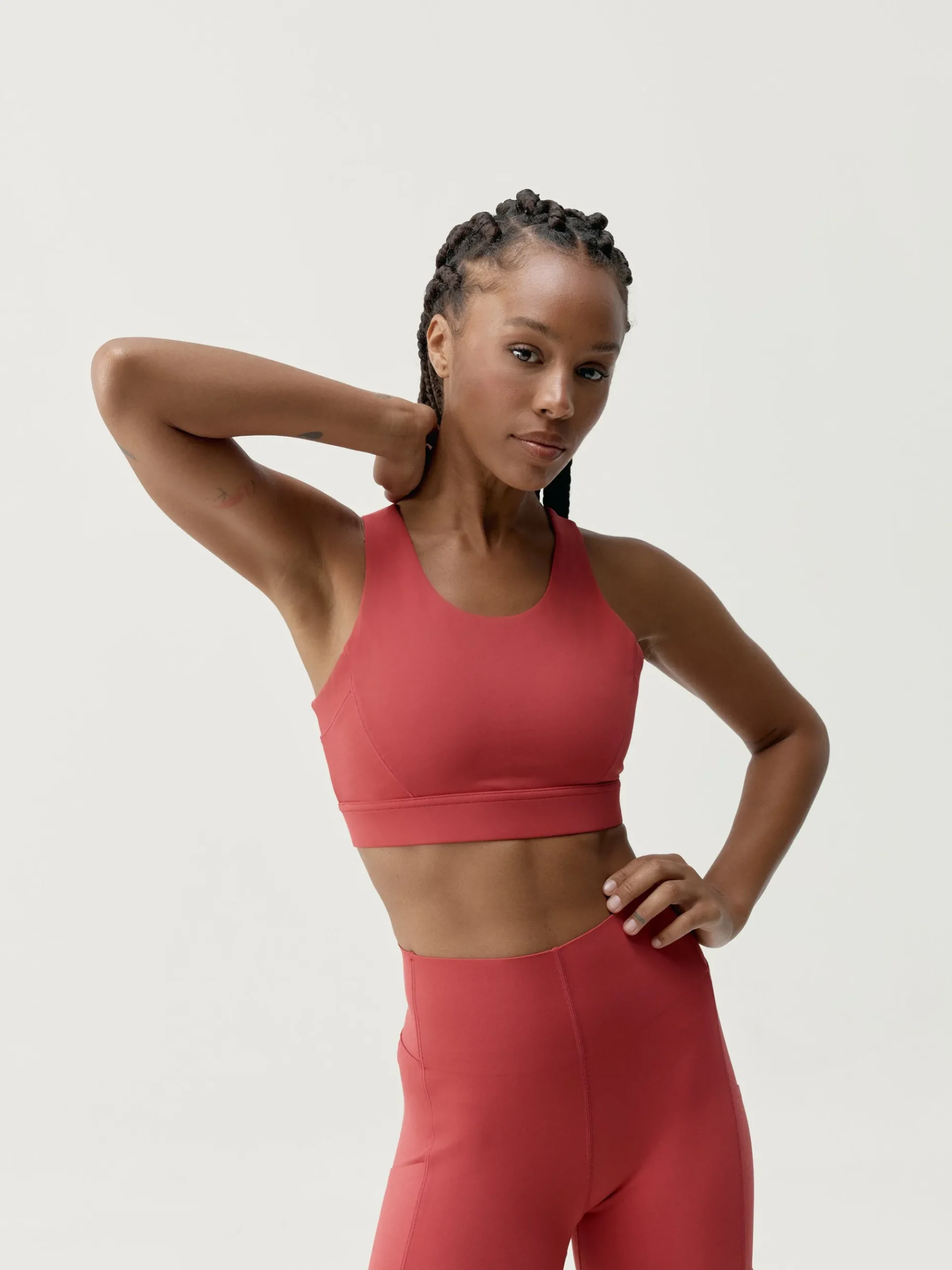 Born Living Yoga Top Denise Goji>Mujer Sujetadores Deportivos