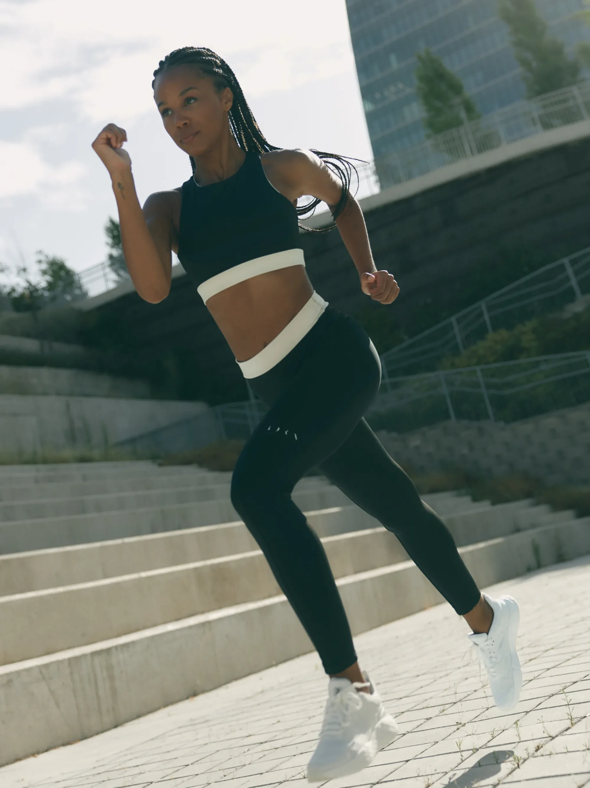 Born Living Yoga Top Fiorella Black/Stone>Mujer Sujetadores Deportivos