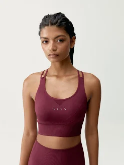 Born Living Yoga Top Keren Bordeaux>Mujer Sujetadores Deportivos
