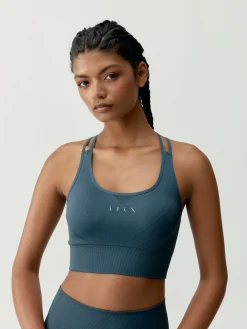 Born Living Yoga Top Keren Stormy Grey>Mujer Sujetadores Deportivos