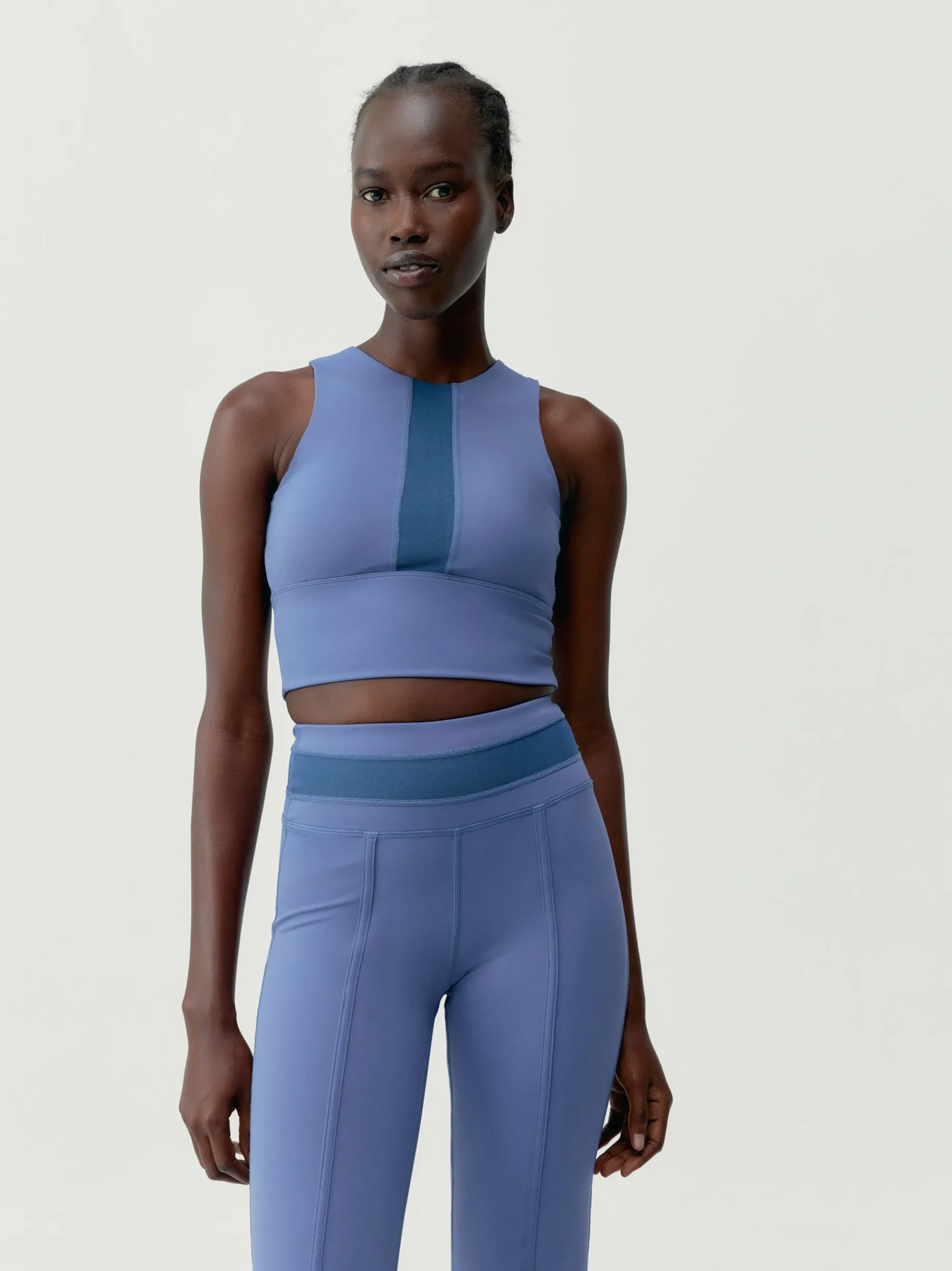 Born Living Yoga Top Maeva Future Blue>Mujer Sujetadores Deportivos