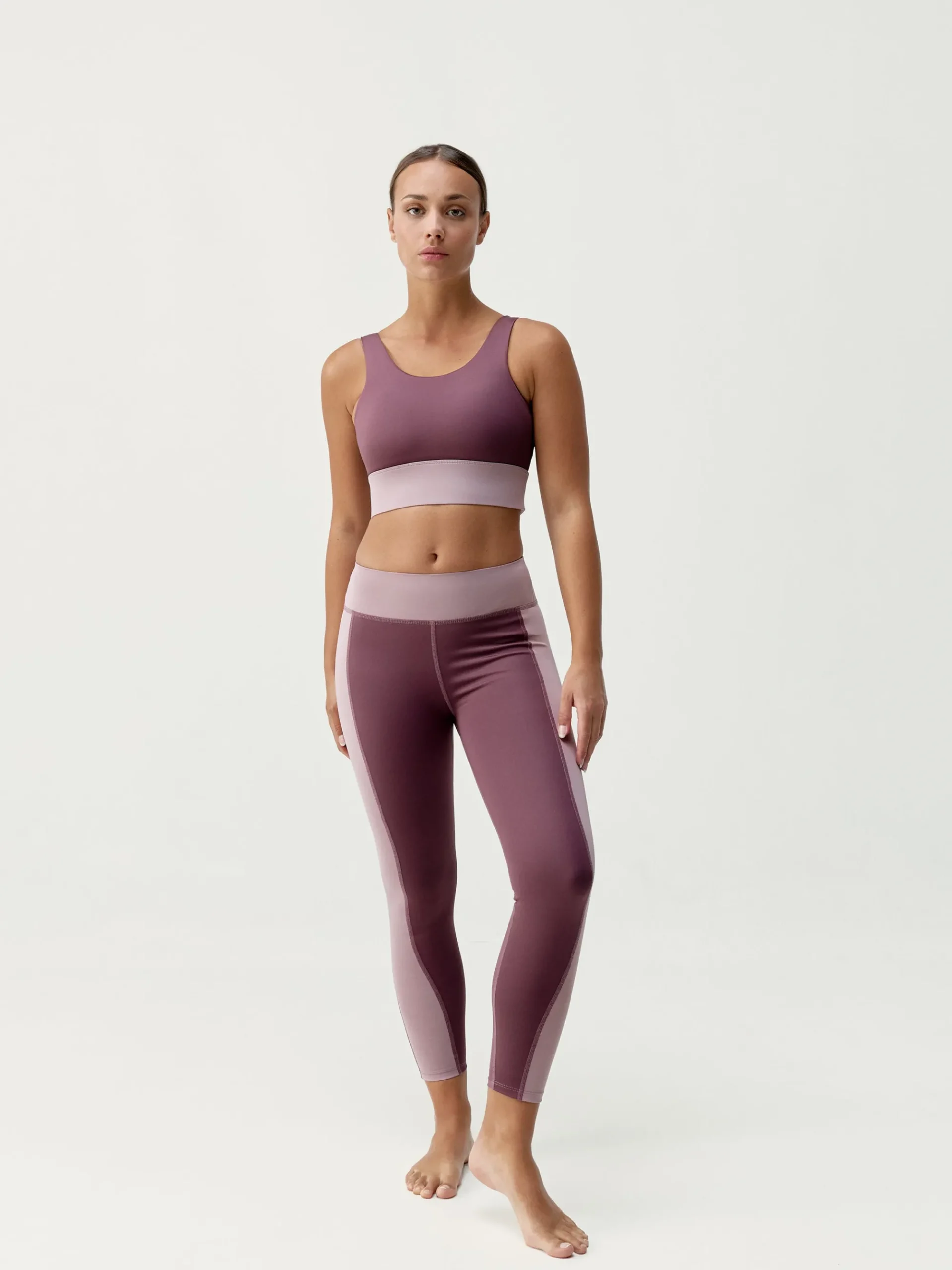 Born Living Yoga Top Maiko Tuscany/Deep Rose>Mujer Sujetadores Deportivos
