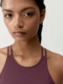 Born Living Yoga Top Naia Dark Cherry><noscript><img width=