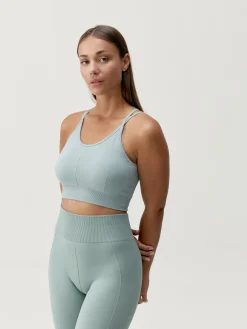 Born Living Yoga Top Sarvan Iceberg Green>Mujer Sujetadores Deportivos