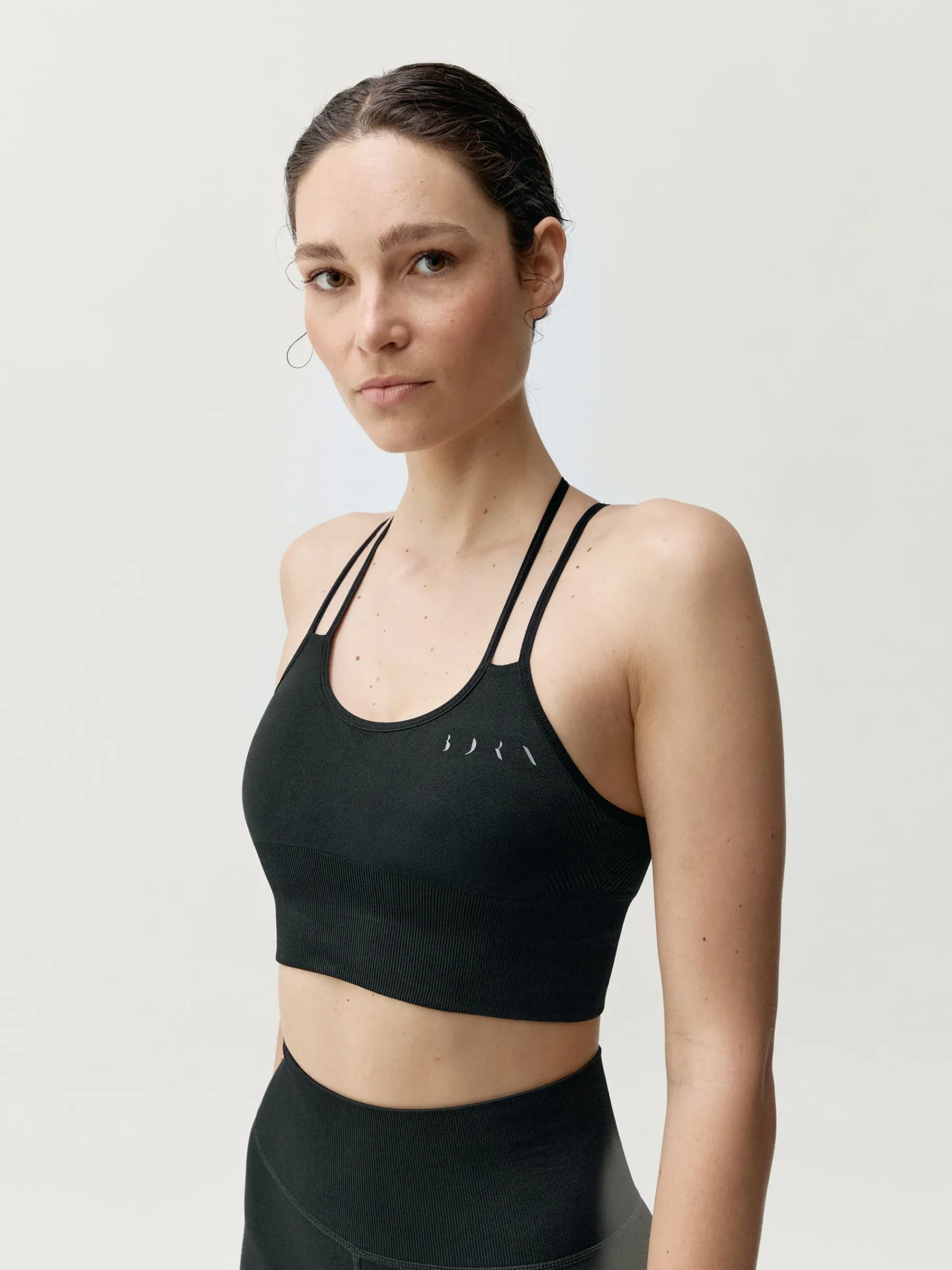 Born Living Yoga Top Sunset Black>Mujer Sujetadores Deportivos