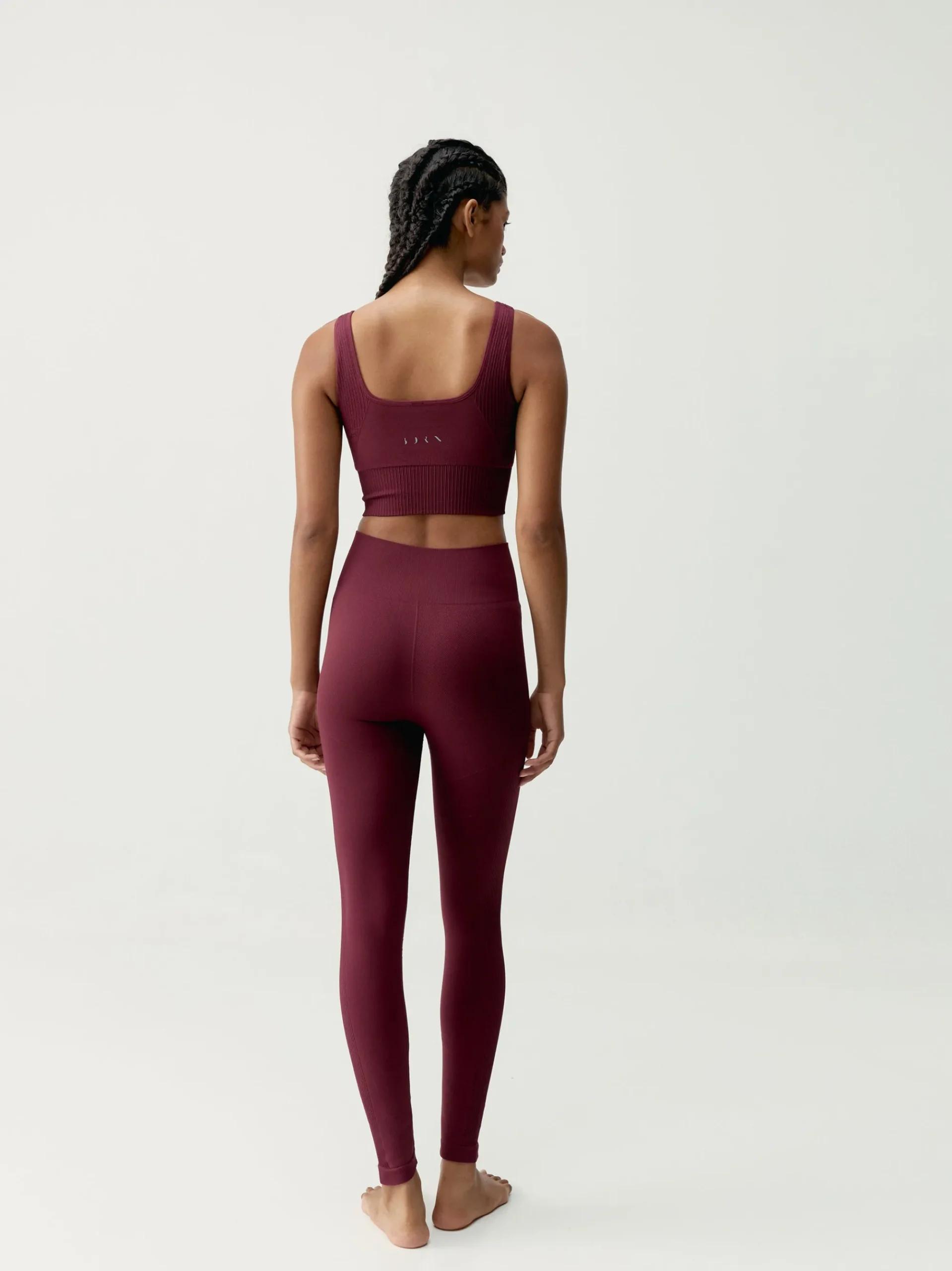 Born Living Yoga Top Yami Bordeaux>Mujer Sujetadores Deportivos