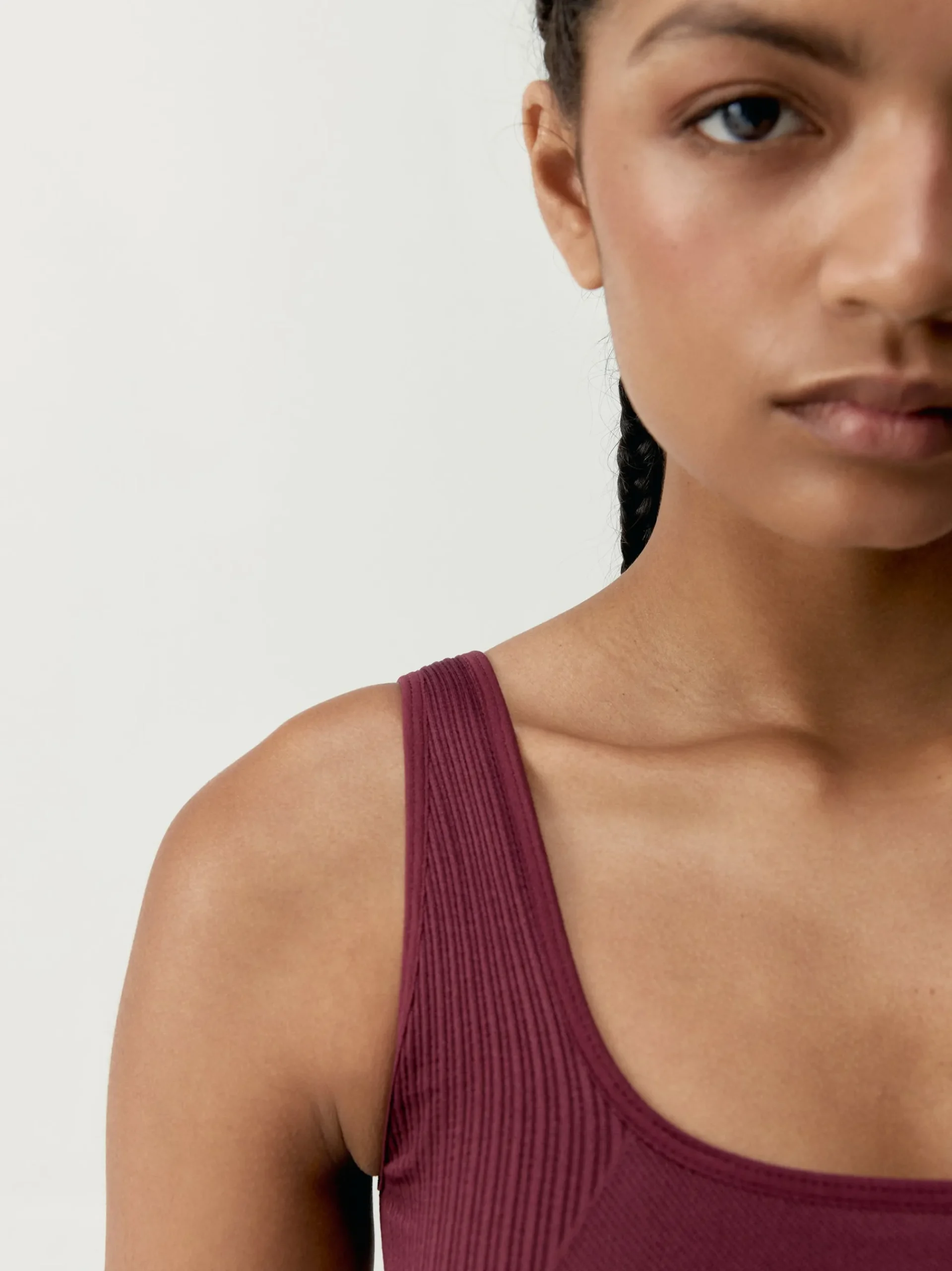 Born Living Yoga Top Yami Bordeaux>Mujer Sujetadores Deportivos