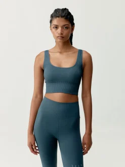 Born Living Yoga Top Yami Stormy Grey>Mujer Sujetadores Deportivos