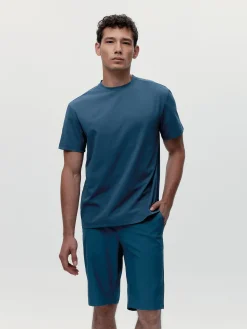 Born Living Yoga T-shirt Baffin Sea Blue>Hombre Camisetas · Polos