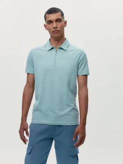 Born Living Yoga T-shirt Polo Kariba Grey Mist>Hombre Camisetas · Polos