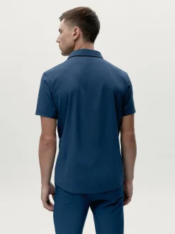 Born Living Yoga T-shirt Polo Kariba Sea Blue>Hombre Camisetas · Polos