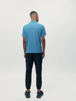 Born Living Yoga T-shirt Polo Sidney Celadon Blue><noscript><img width=
