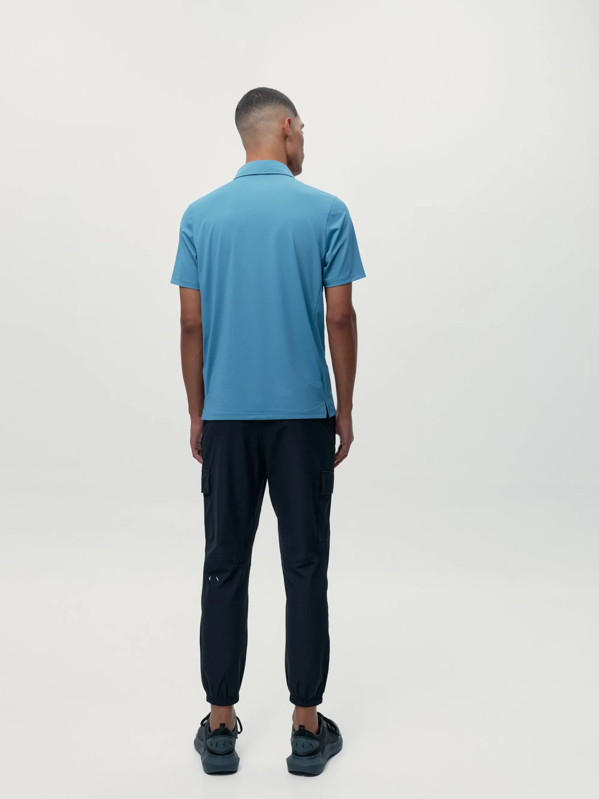 Born Living Yoga T-shirt Polo Sidney Celadon Blue>Hombre Camisetas · Polos