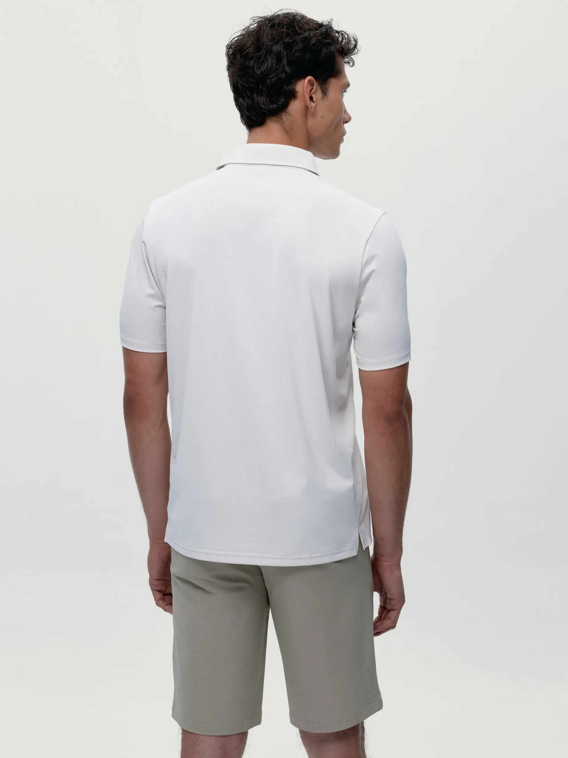 Born Living Yoga T-shirt Polo Sidney White Chalk>Hombre Camisetas · Polos