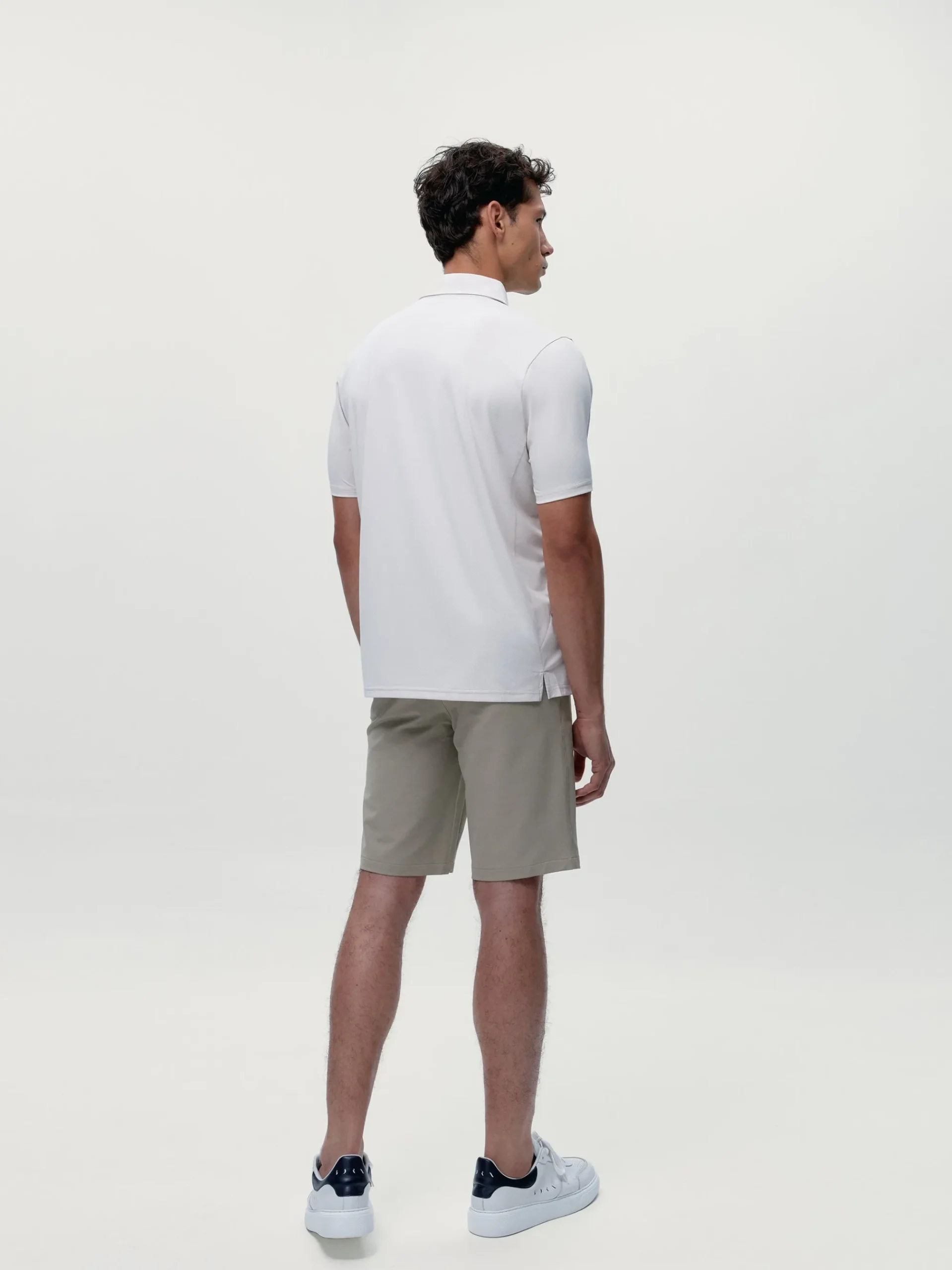 Born Living Yoga T-shirt Polo Sidney White Chalk>Hombre Camisetas · Polos