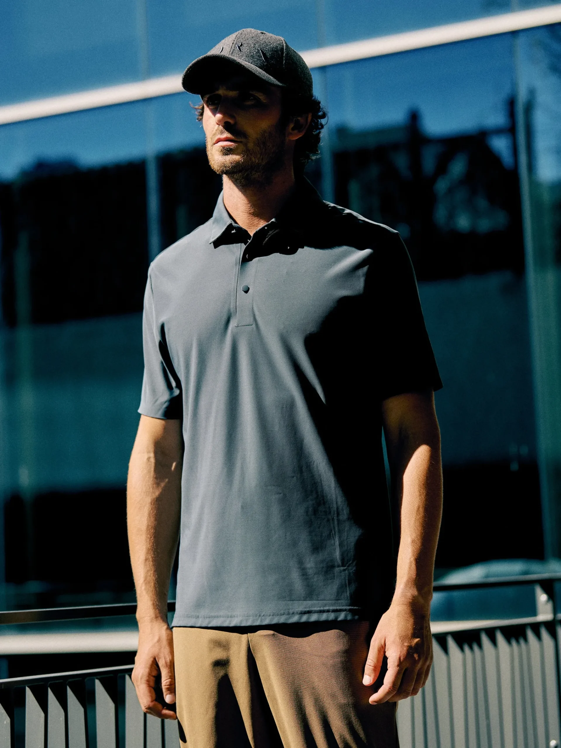 Born Living Yoga T-Shirt Scanno Stormy Grey>Hombre Camisetas · Polos