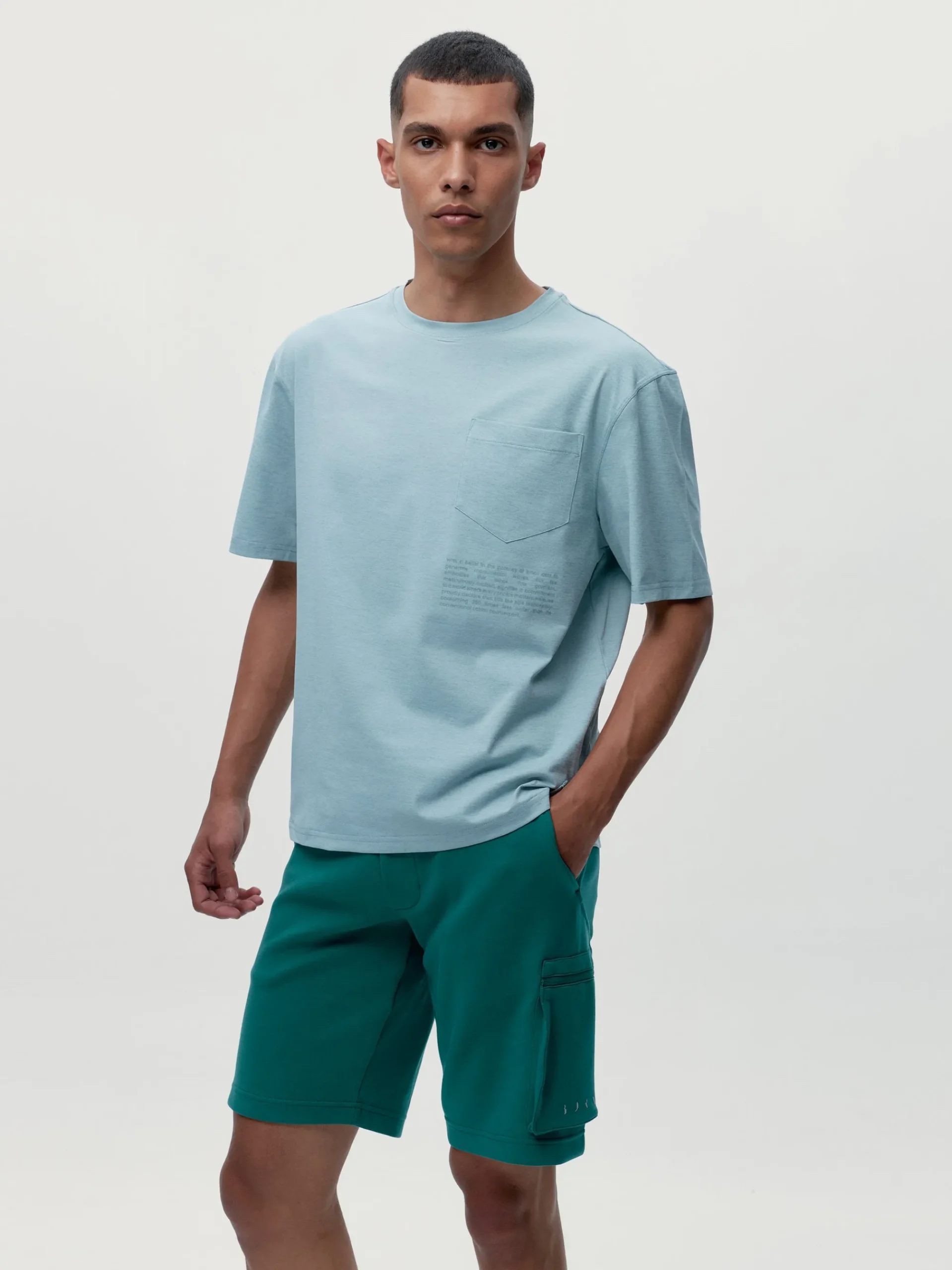 Born Living Yoga T-shirt Suez Grey Mist>Hombre Camisetas · Polos