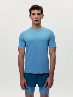 Born Living Yoga T-Shirt Tadjura Celadon Blue>Hombre Camisetas · Polos