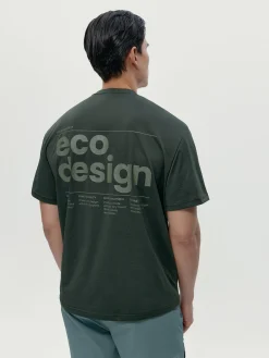 Born Living Yoga T-Shirt Venetta Deep Kaki>Hombre Camisetas · Polos