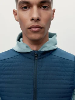 Born Living Yoga Vest Collins Sea Blue>Hombre Abrigos · Chaquetas|Chalecos