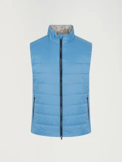 Born Living Yoga Vest Maine Celandon Blue/Fungi>Hombre Abrigos · Chaquetas|Chalecos