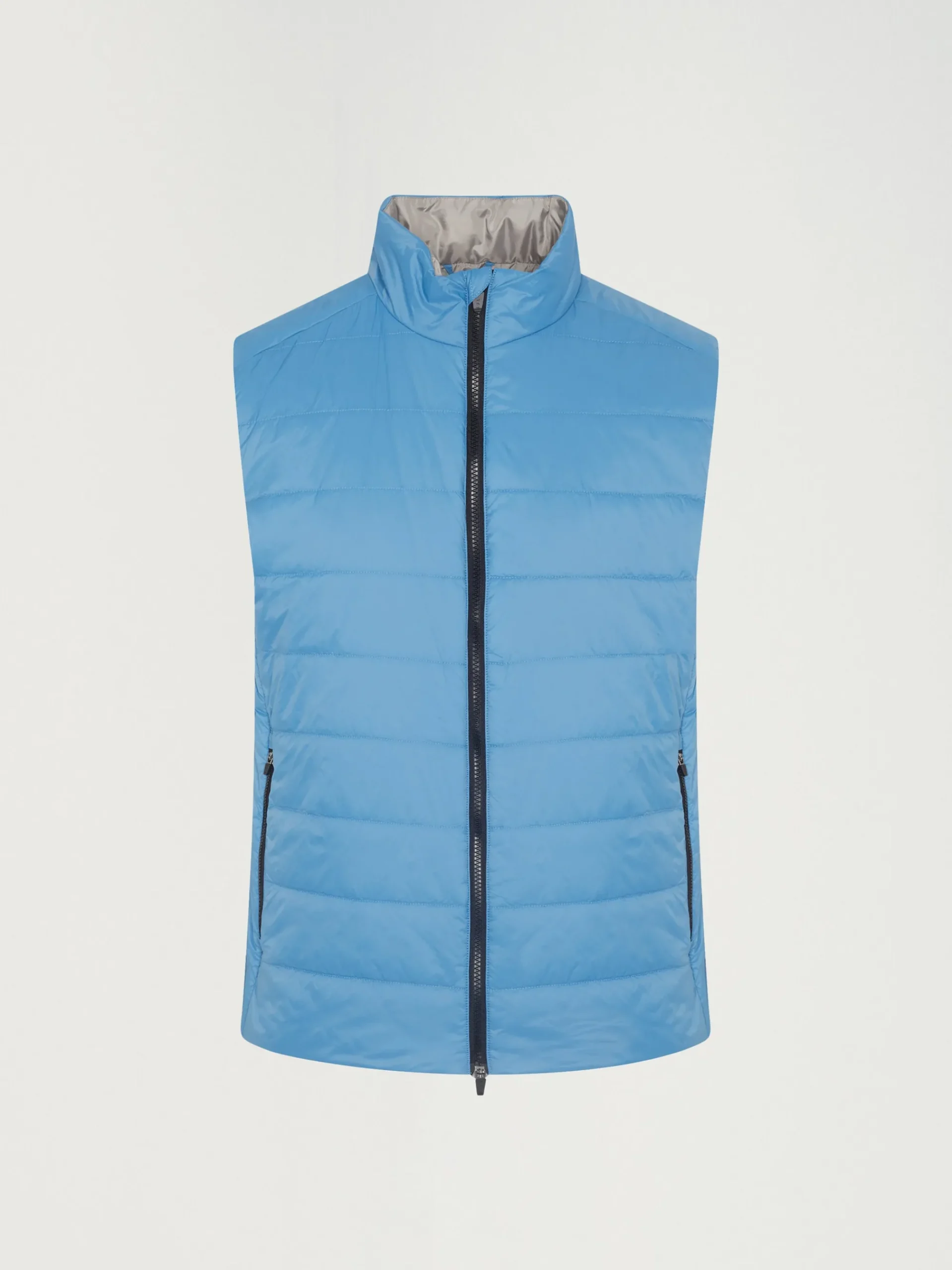 Born Living Yoga Vest Maine Celandon Blue/Fungi>Hombre Abrigos · Chaquetas|Chalecos