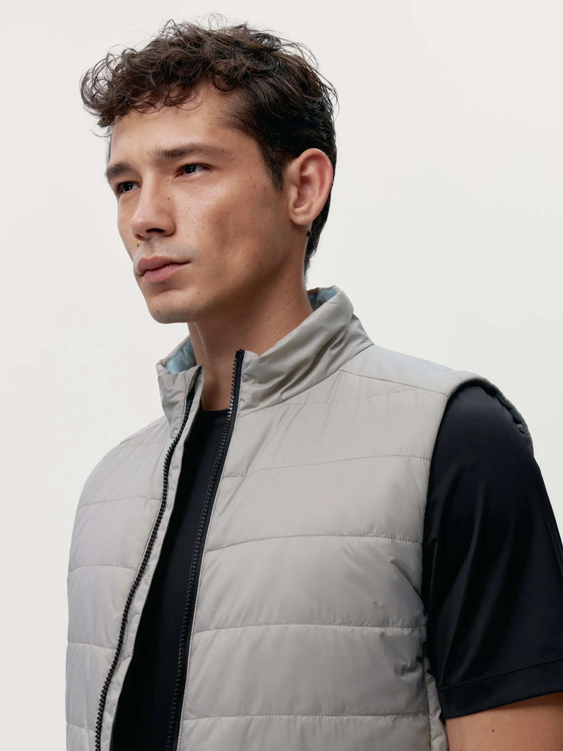 Born Living Yoga Vest Maine Fungi/Light Slate>Hombre Abrigos · Chaquetas|Chalecos