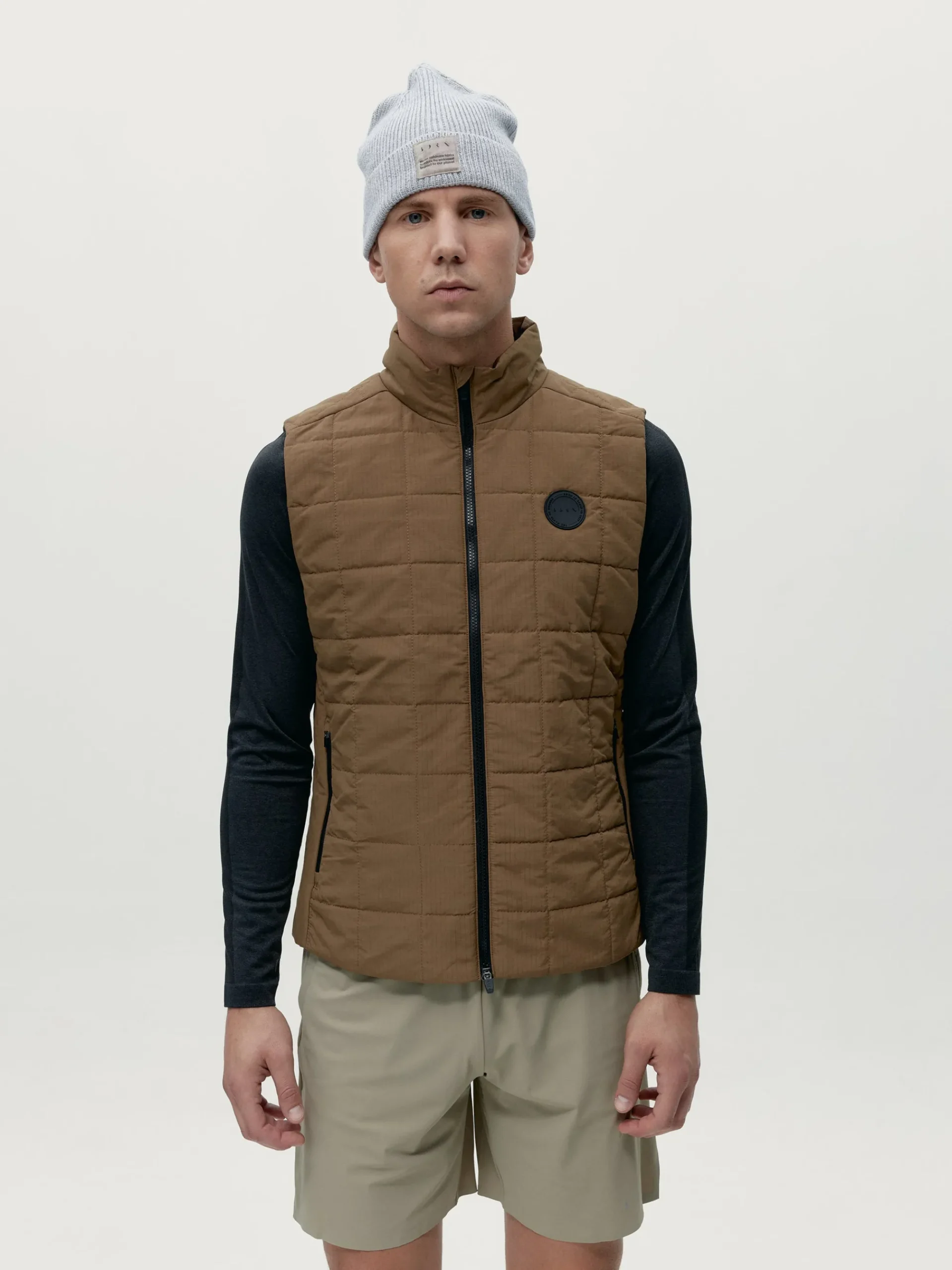 Born Living Yoga Vest Merrit Chestnut>Hombre Abrigos · Chaquetas|Chalecos