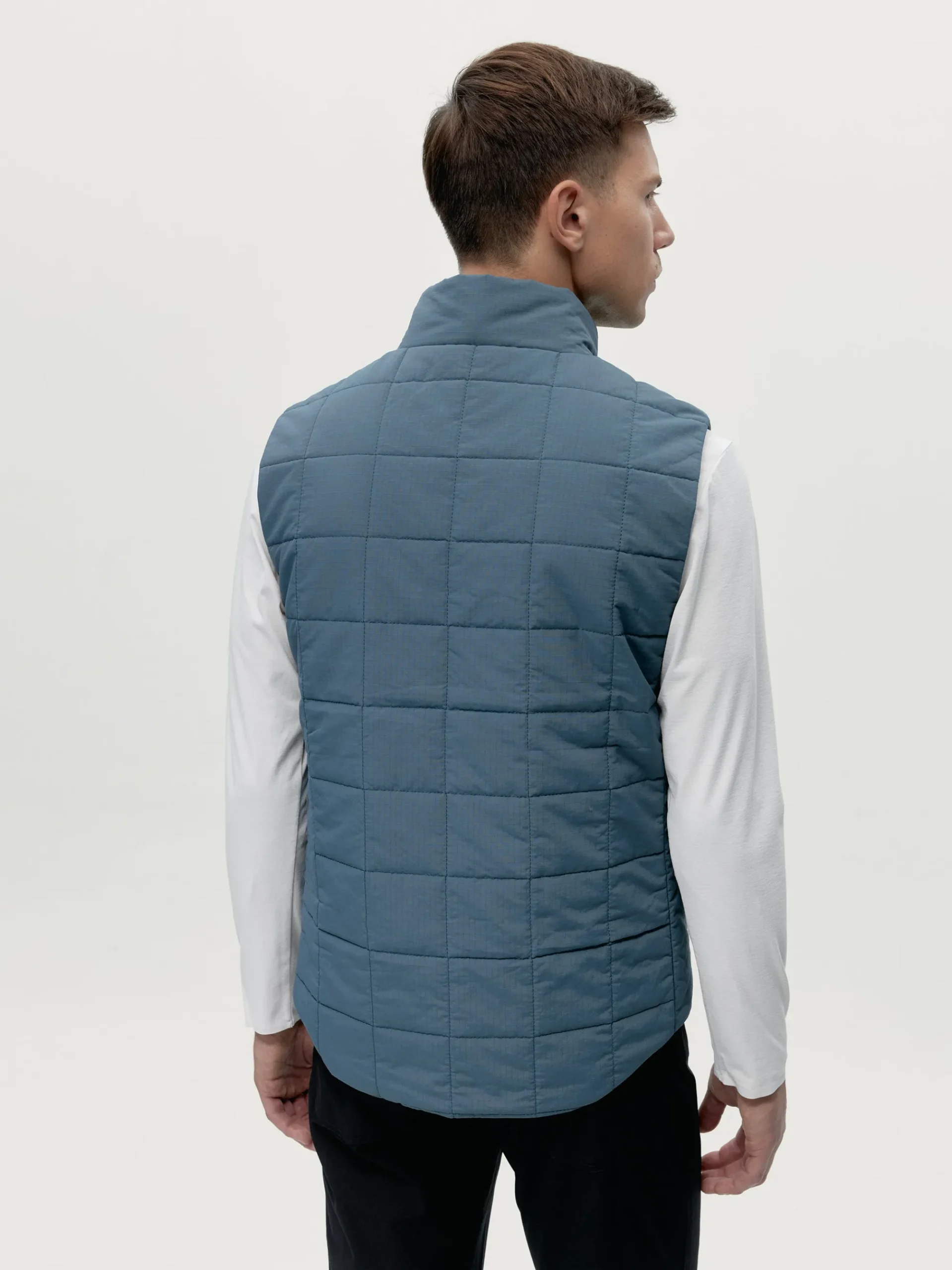 Born Living Yoga Vest Merrit Stormy Grey>Hombre Abrigos · Chaquetas|Chalecos